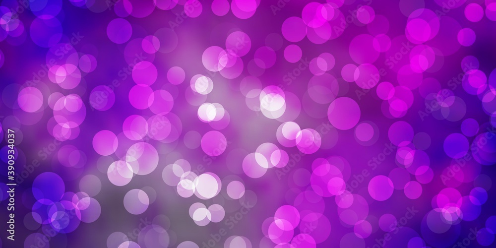 Light Purple vector layout with circle shapes. Light Purple vector layout with circle shapes.