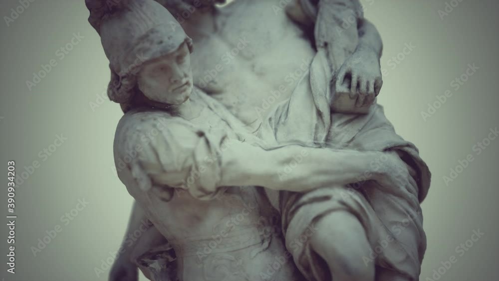 Statue of a Trojan hero Aeneas Saving His Aged Father Anchises Statue of a Trojan hero Aeneas Saving His Aged Father Anchises