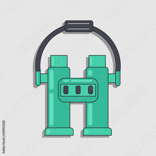 Binoculars themselves are used to see an object from a great distance so that it will appear more clearly. In terms of binoculars, it is also explained that these binoculars use two positive lenses. W