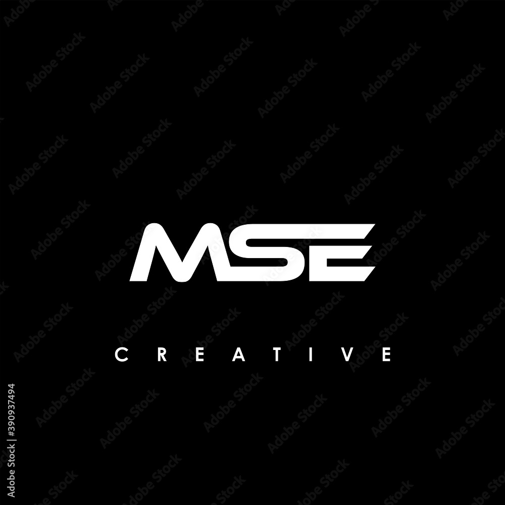 MSE Letter Initial Logo Design Template Vector Illustration	
