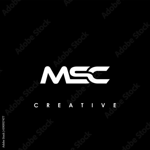 MSC Letter Initial Logo Design Template Vector Illustration	
 photo