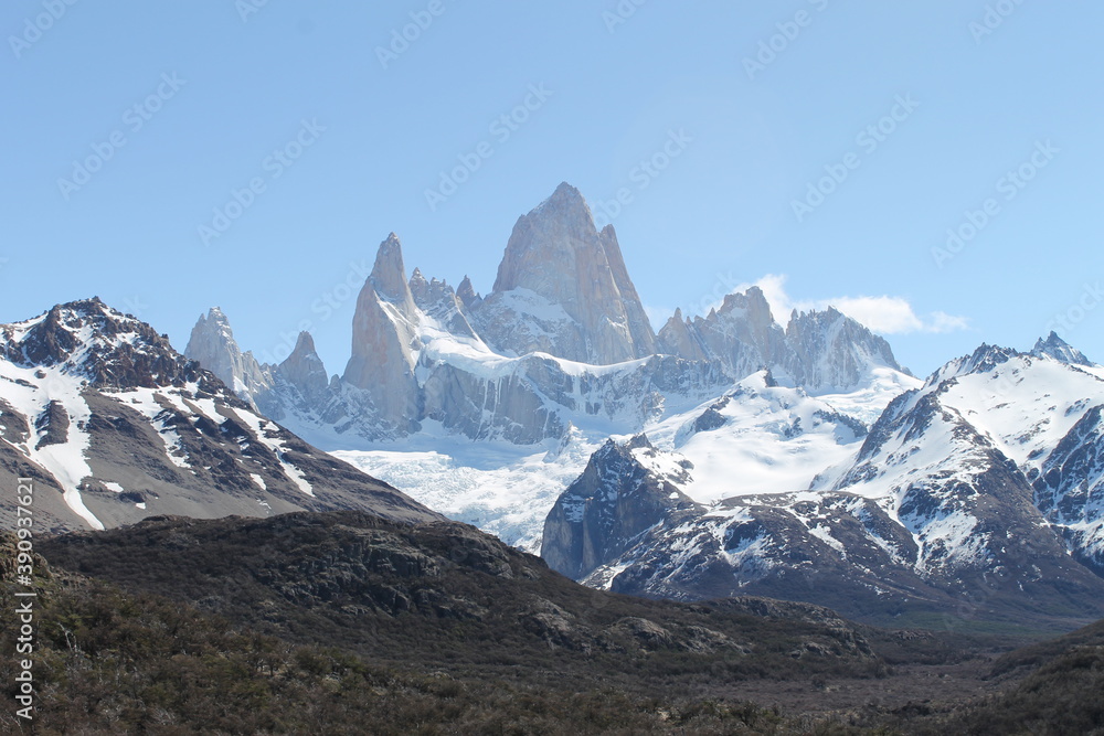Fototapeta premium Fitz Roy in El Chaltén, Argentina