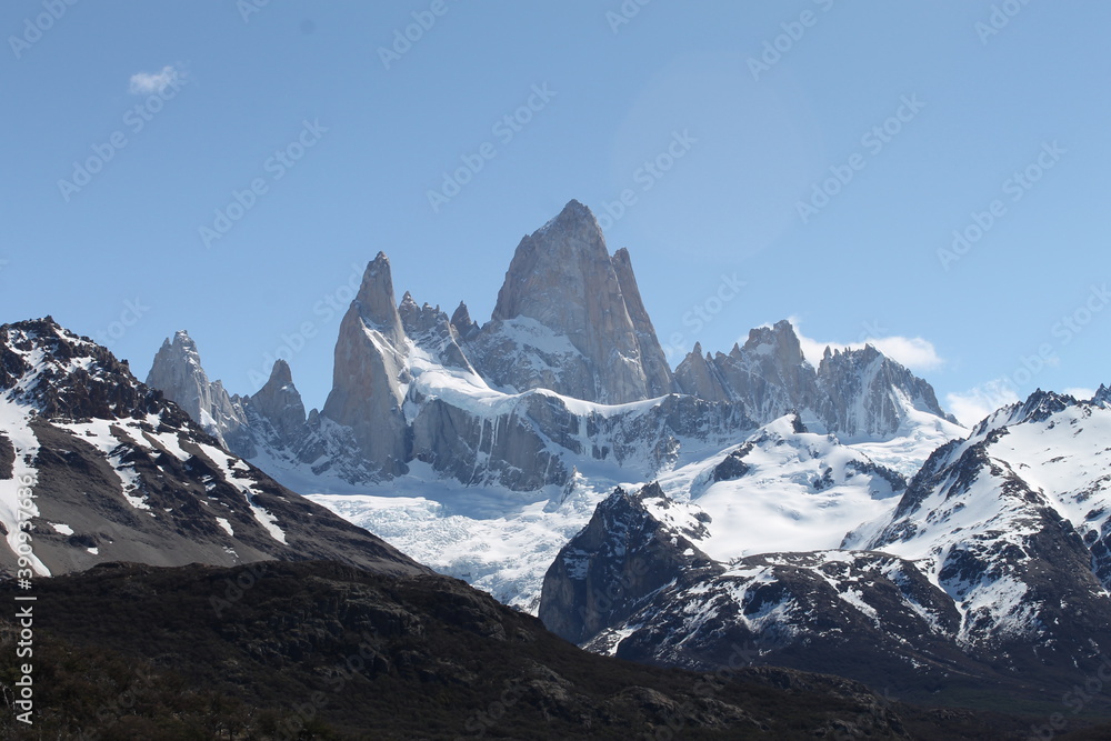 Fototapeta premium Fitz Roy in El Chaltén, Argentina