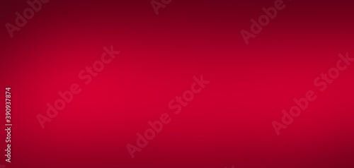 Illustrated  blurred gradient mesh background on bright red colour. photo