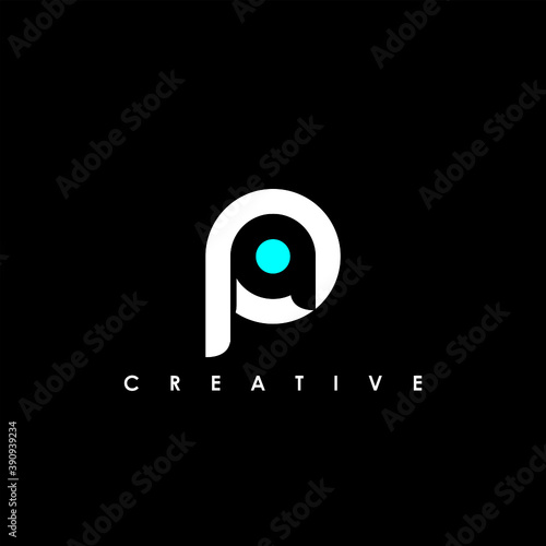 PA Letter Initial Logo Design Template Vector Illustration	

