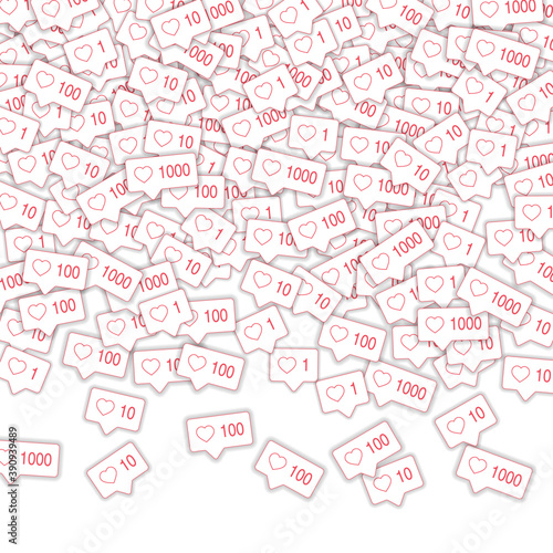 Social media icons. Social media marketing concept