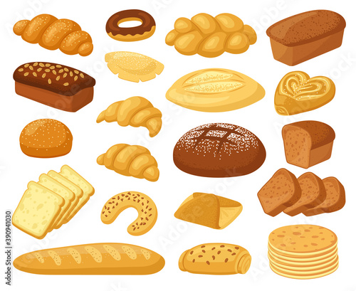 Fotografie, Obraz Cartoon bread