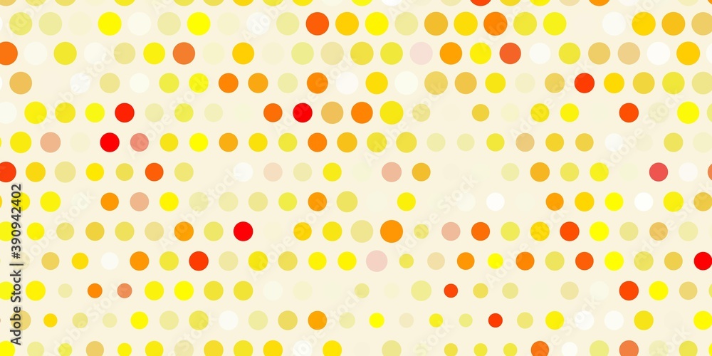 Light orange vector texture with disks. Light orange vector texture with disks.