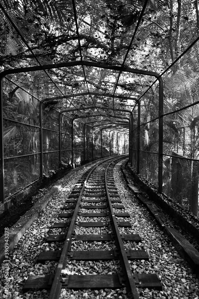 old railway tracks