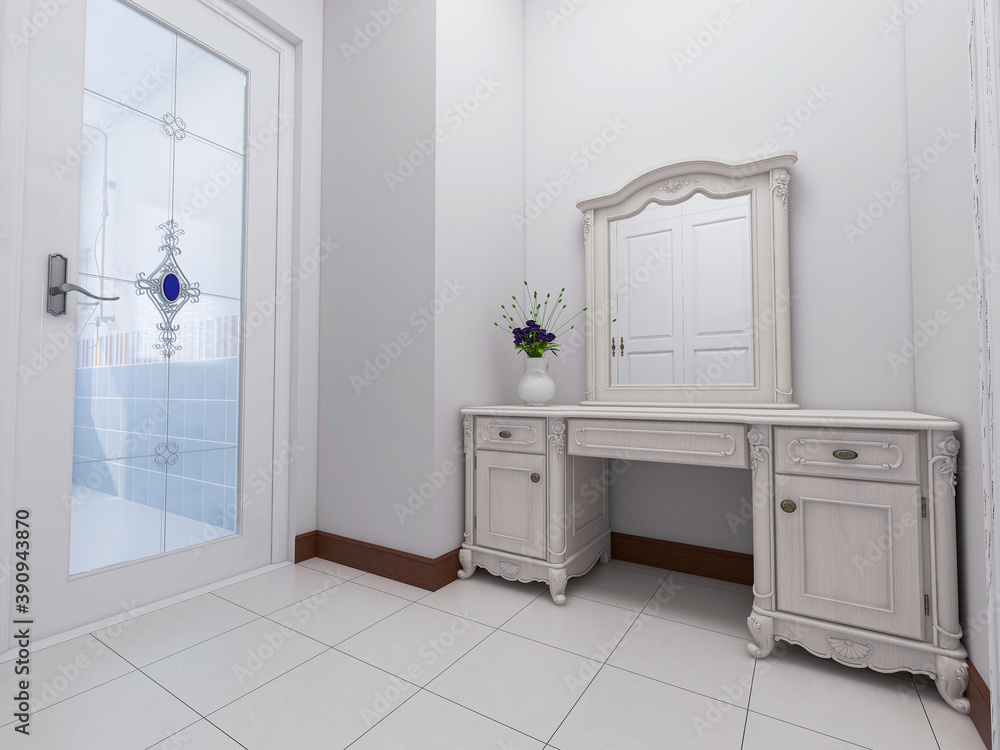 3D rendering, elegant and modern bedroom design, big bed with overcoat cabinet, coffee table, TV, carpet, etc., very comfortable and leisure 3D rendering, elegant and modern bedroom design, big bed with overcoat cabinet, coffee table, TV, carpet, etc., very comfortable and leisure