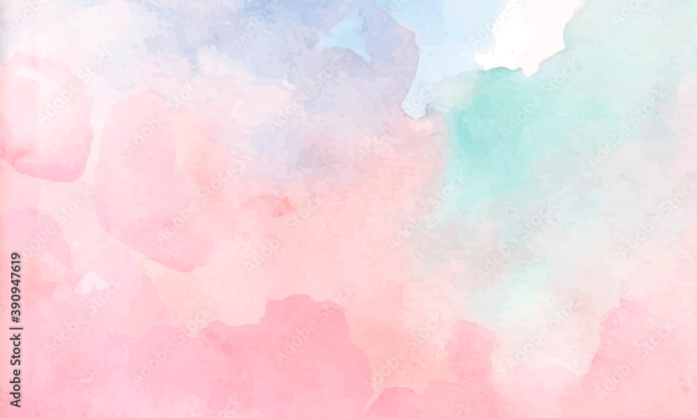Colorful watercolor design background texture - obrazy, fototapety, plakaty 