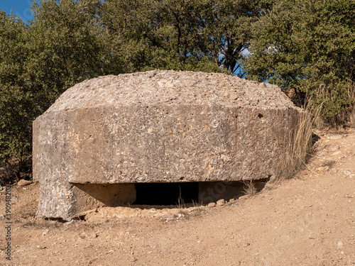 Shot of a bunker of the second world war photo