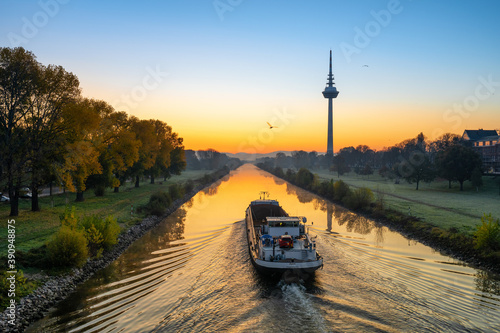 Obraz na płótnie Mannheim am Morgen