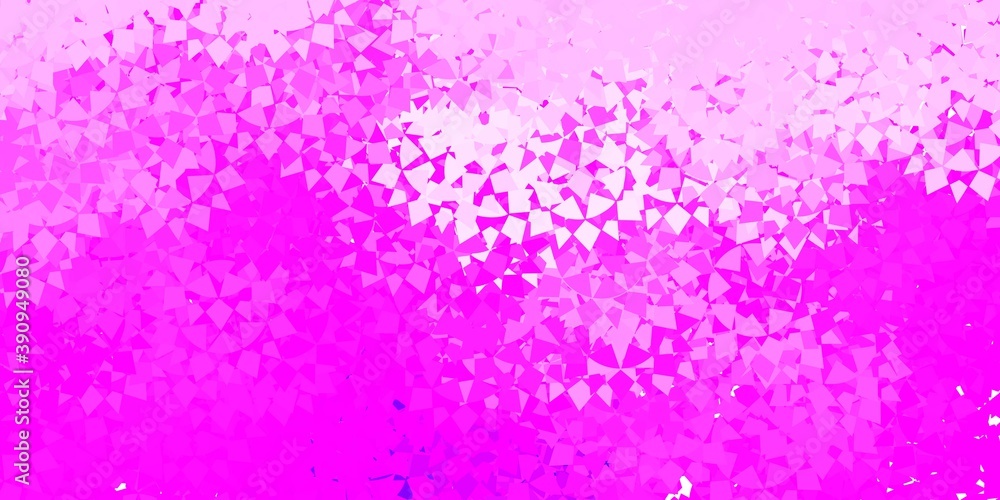 Light purple vector background with polygonal forms.