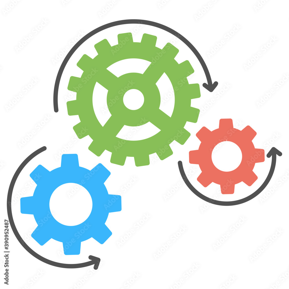 A hand holding cogwheels symbolising integration flat icon
A hand holding cogwheels symbolising integration flat icon