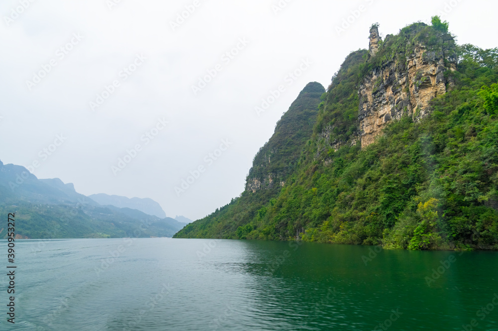 Autumn scenery of Jianshiye Three Gorges Scenic Area in Enshi, Hubei, China