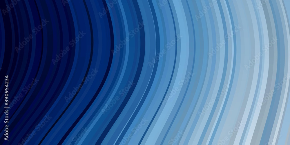 Obraz premium Light BLUE vector template with wry lines.
