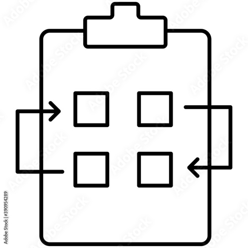 
Strategies flat icon, action plan
