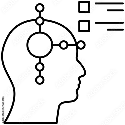 

Skills flat icon. Personal qualities
