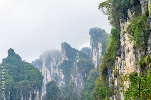 Autumn scenery of Jianshiye Three Gorges Scenic Area in Enshi, Hubei, China