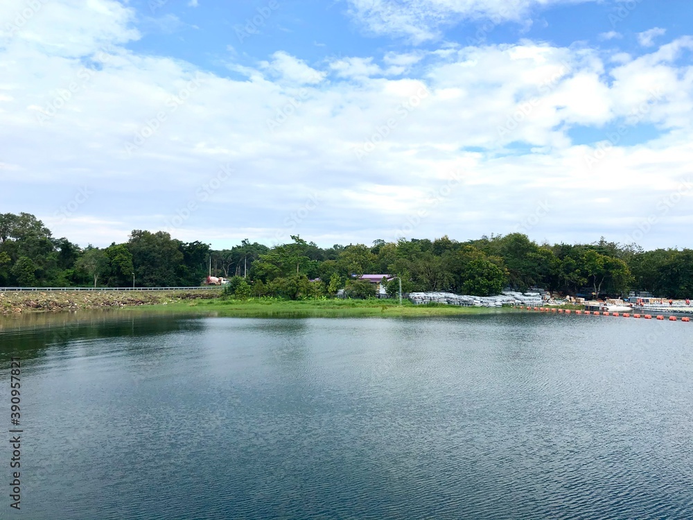 river and sky