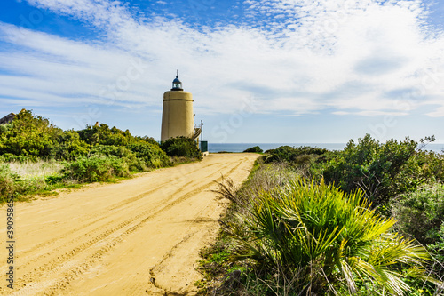 Carbonera lighthouse, Punta Mala, La Alcaidesa, Spain.