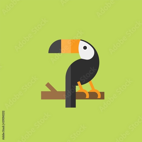 bird icon vector full color © MASYRIF