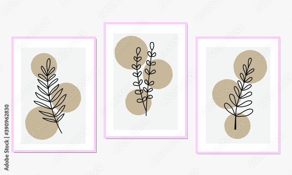 Gallery wall art set of 3 printable minimalist print. Wall art for ...