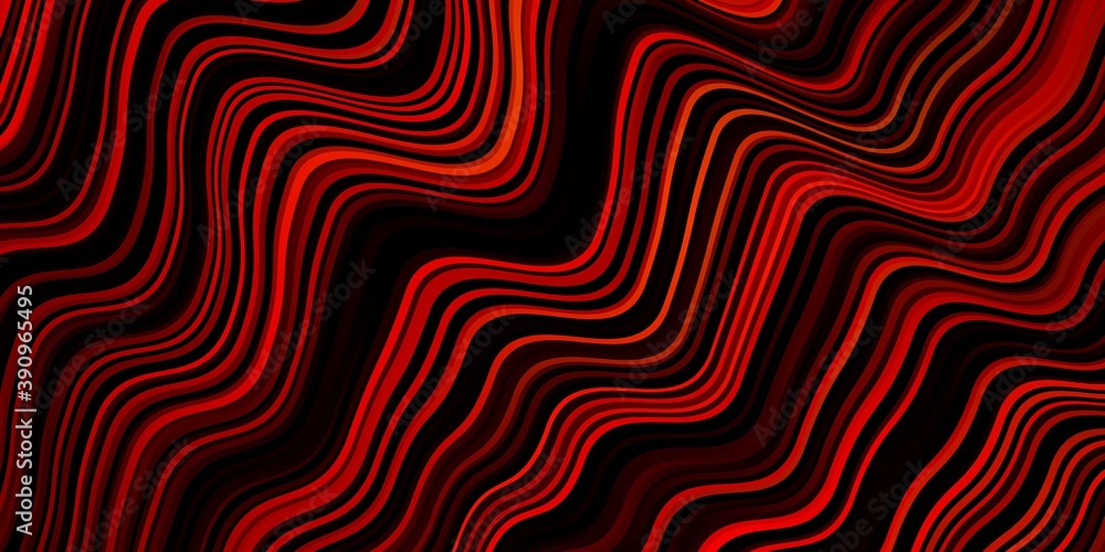 Dark Red vector texture with wry lines. Dark Red vector texture with wry lines.