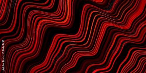 Dark Red vector texture with wry lines.