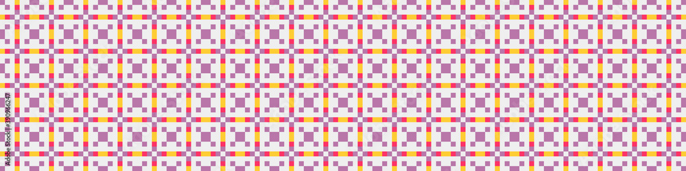 Fototapeta premium Abstract Cross Pattern Dots Logo generative computational art illustration