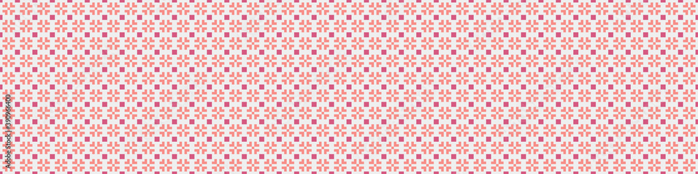 Fototapeta premium Abstract Cross Pattern Dots Logo generative computational art illustration