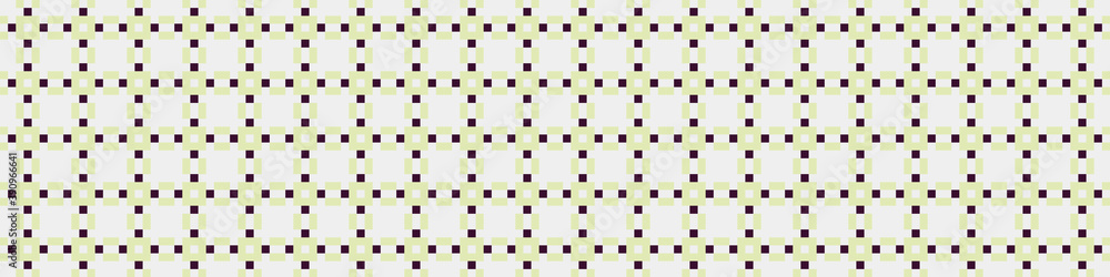 Fototapeta premium Abstract Cross Pattern Dots Logo generative computational art illustration