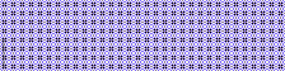 Fototapeta premium Abstract Cross Pattern Dots Logo generative computational art illustration