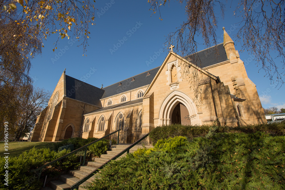 Exterior view of St Mary's Cathedral in Hobart