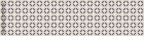 Fototapeta Naklejka Na Ścianę i Meble -  Abstract Cross Pattern Dots Logo generative computational art illustration