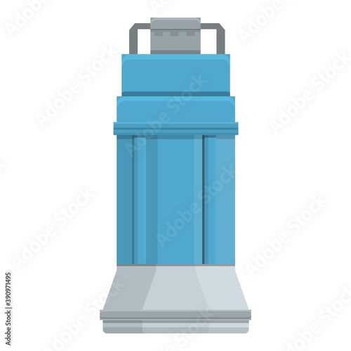 Tube water pump icon. Cartoon of tube water pump vector icon for web design isolated on white background