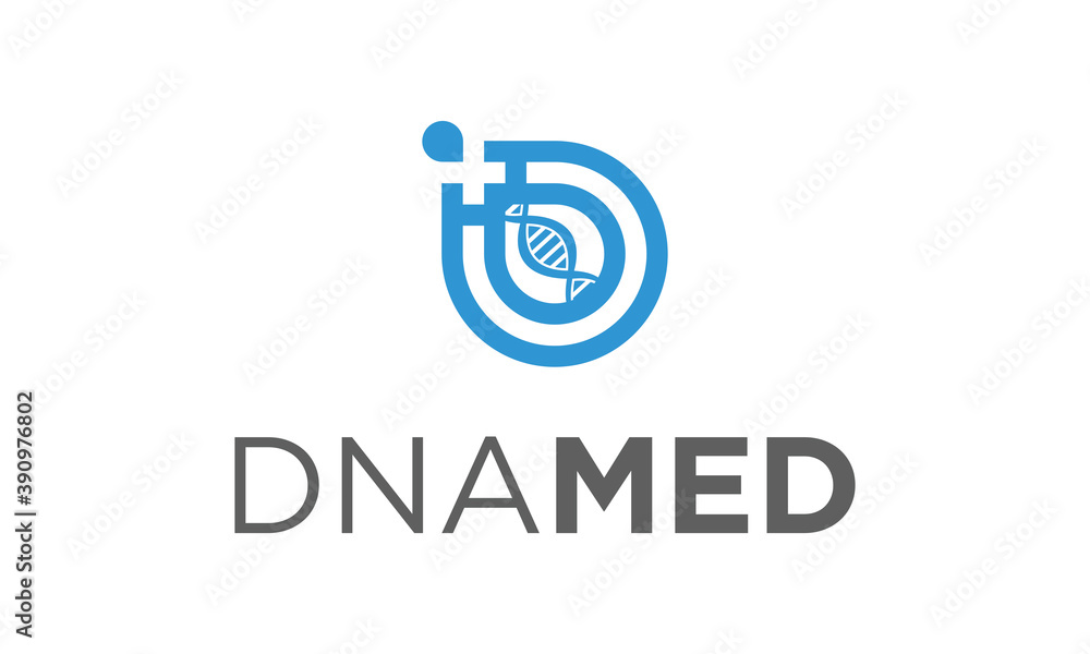 DNA medical logo for your business