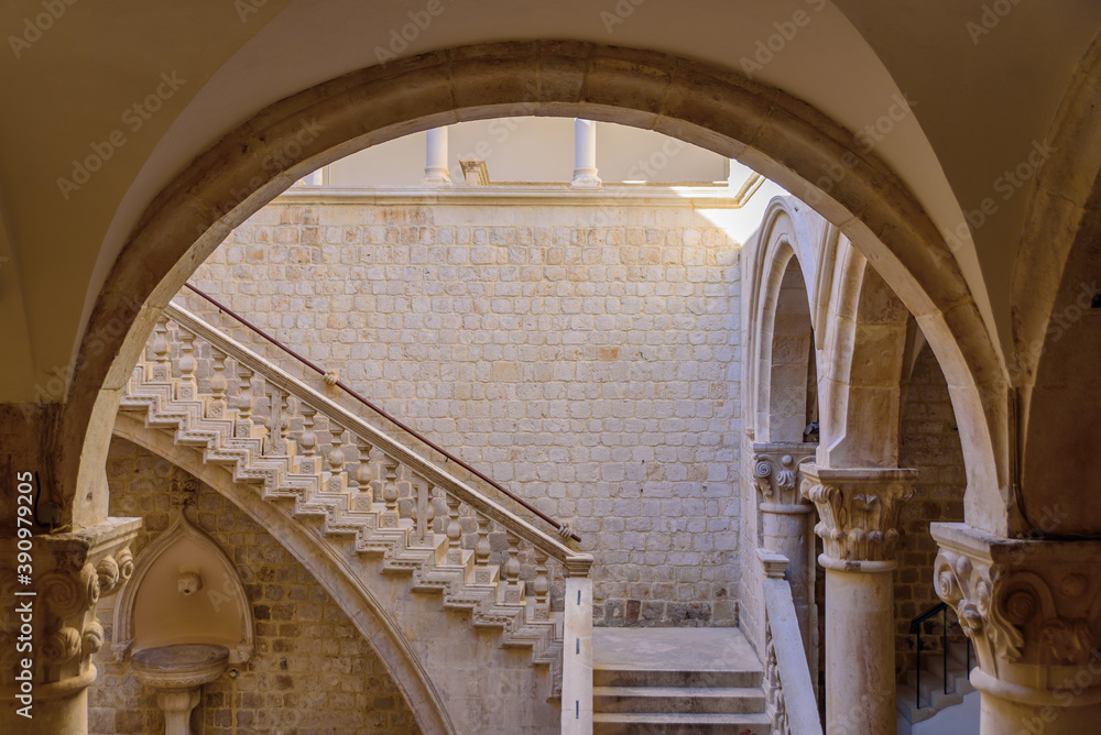 Rector's Palace in the old city of Dubrovnik, Croatia