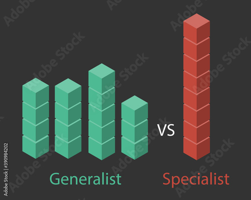 specialist compare with generalist in skill vector