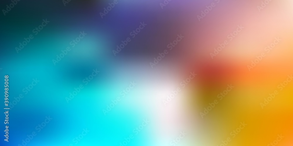 Obraz premium Light blue, yellow vector blurred template.