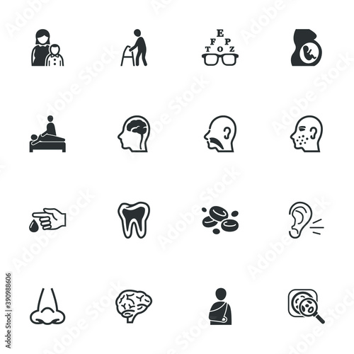 Medical Specialties Icons - Set 2