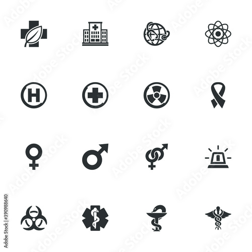 Medical & Healthcare Symbol Icons