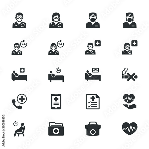Medic & Healthcare Icons - Set 1