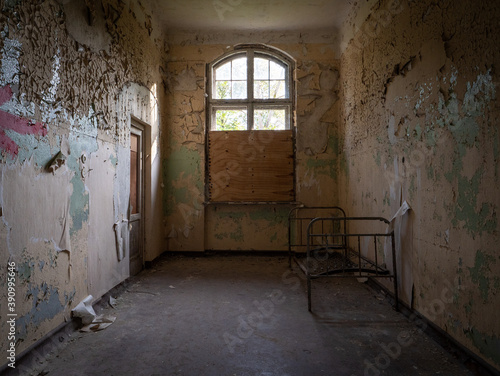 The old abandoned room of a building, Lost Place