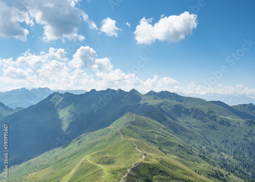 Landscape panorama in Tyrol, Austria.