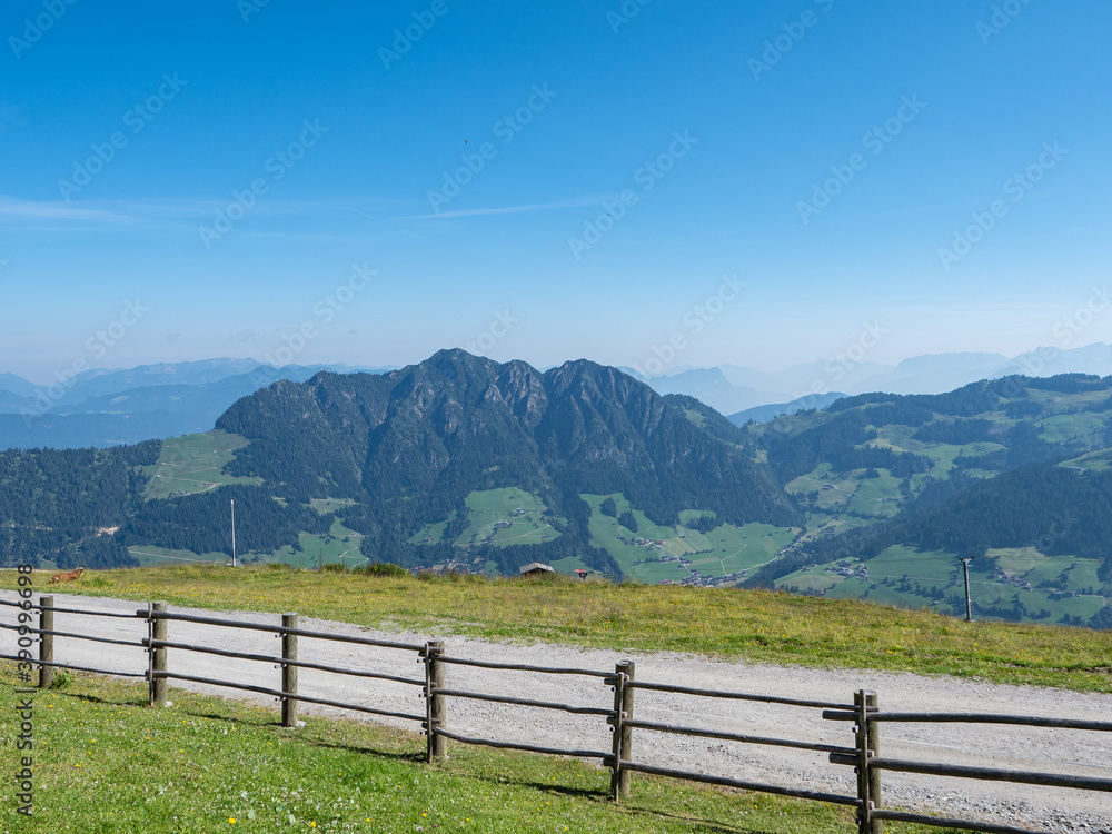Landscape panorama in Tyrol, Austria