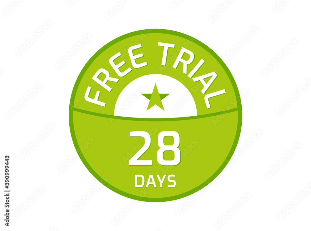 28 Days Free Trial logo, 28 Day Free trial image