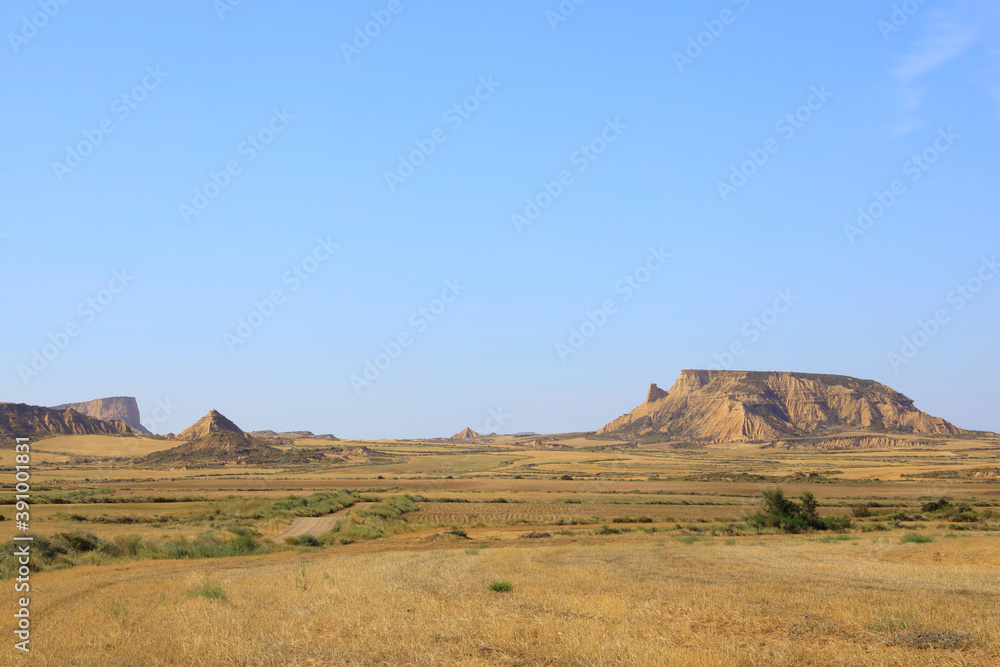 Désert de Los Bardenas Reales en Espagne Désert de Los Bardenas Reales en Espagne