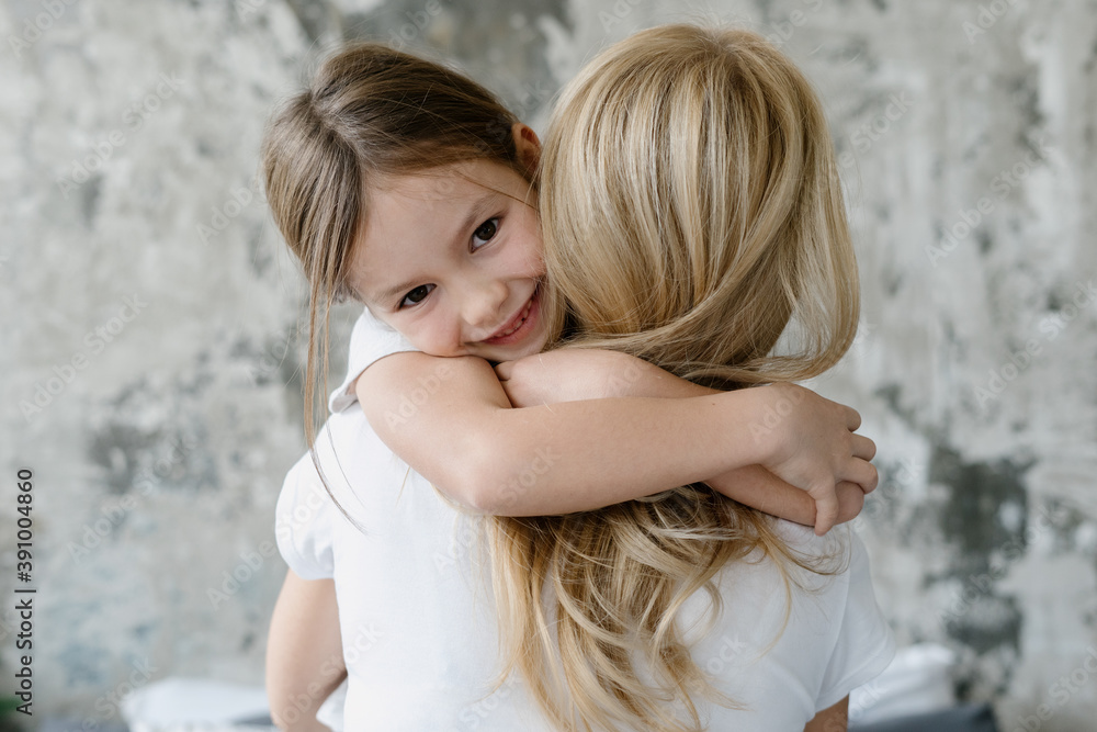 Mother and daughter spending time at home Mother and daughter spending time at home